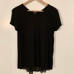 Express Black Blouse